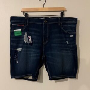 Tommy Hilfiger Women’s Dark Blue Jean Shorts